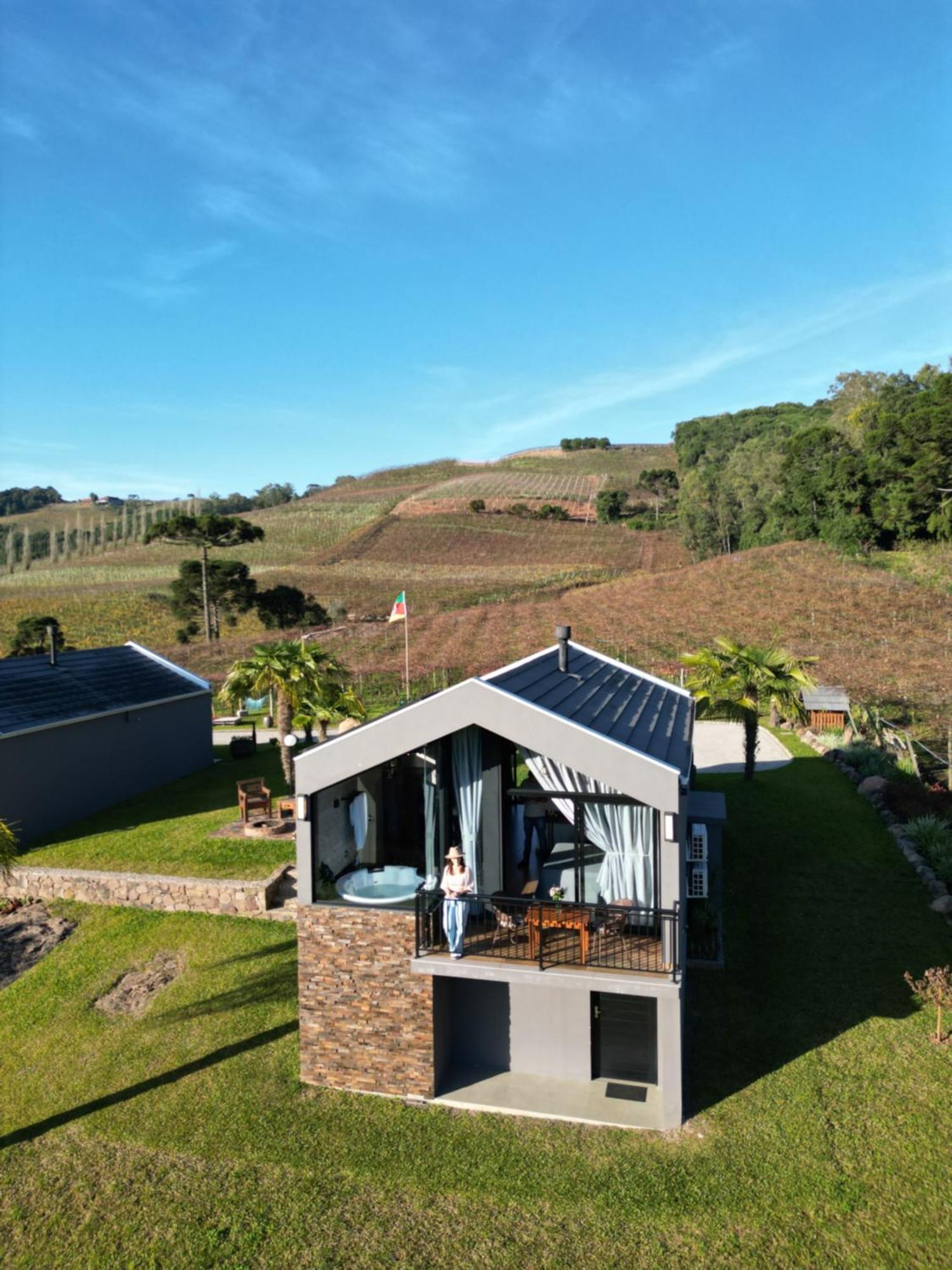 Cabanas Le Vigne Pinto Bandeira Eksteriør bilde